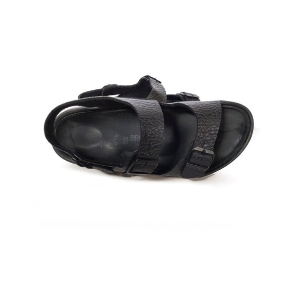 Birkenstock Milano 46 Black with Removable Leather footbed REG Width Mens 13 main image 5